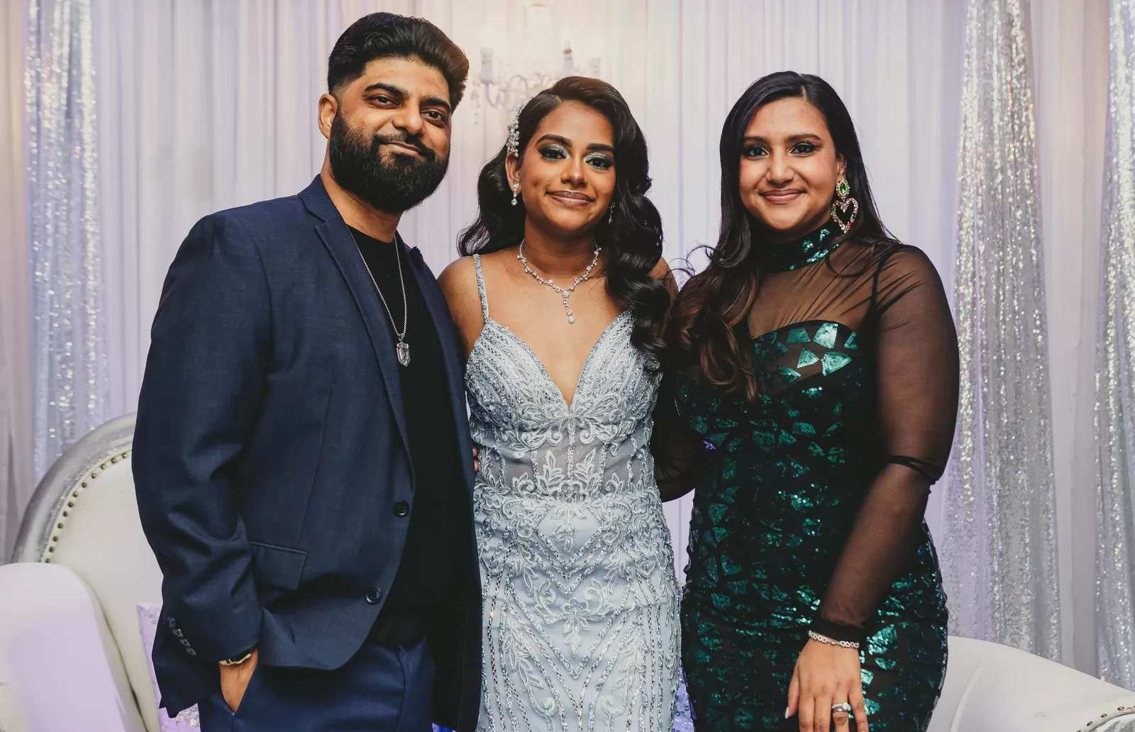 Candid moment from a milestone celebration