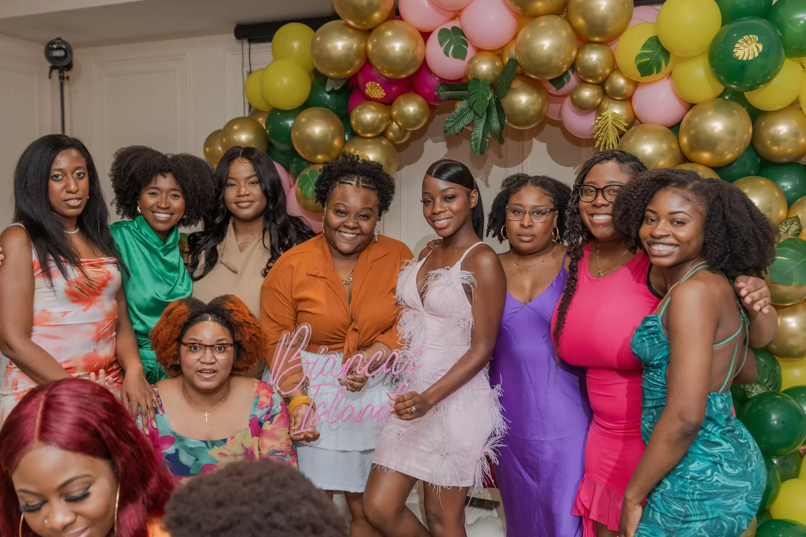 Candid moment from a milestone celebration
