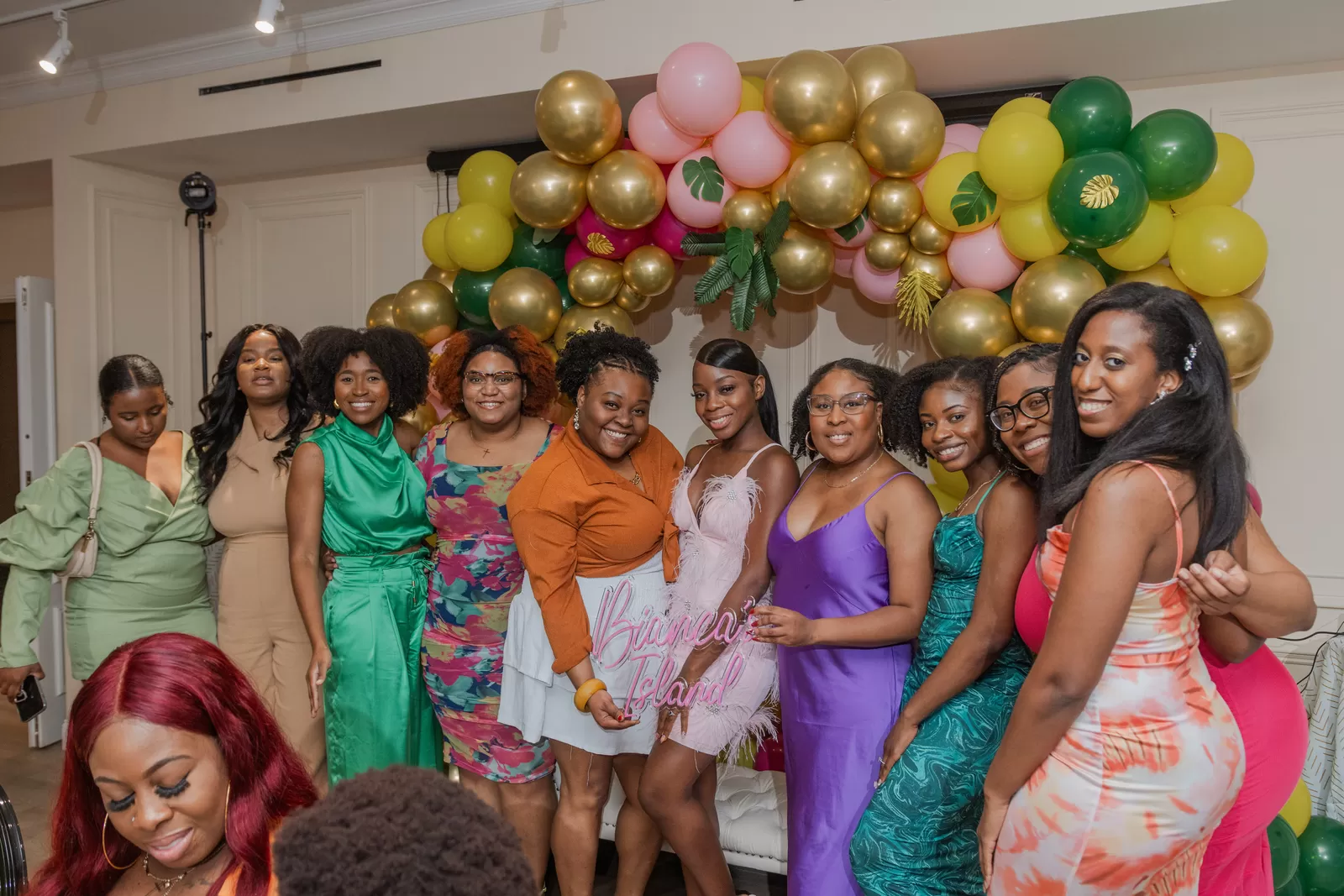 Candid moment from a milestone celebration