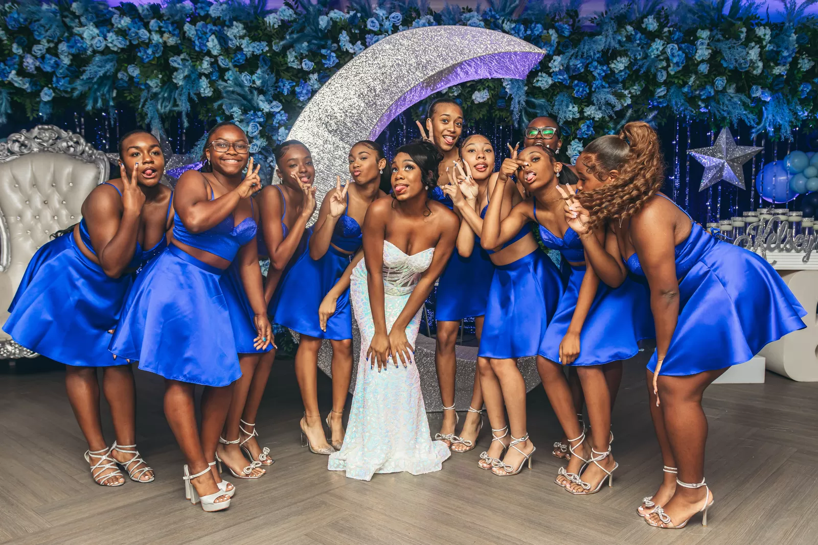 Sweet sixteen portrait and celebration moment