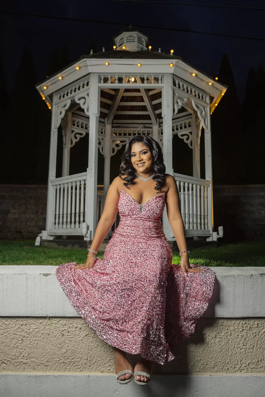 Sweet sixteen portrait and celebration moment