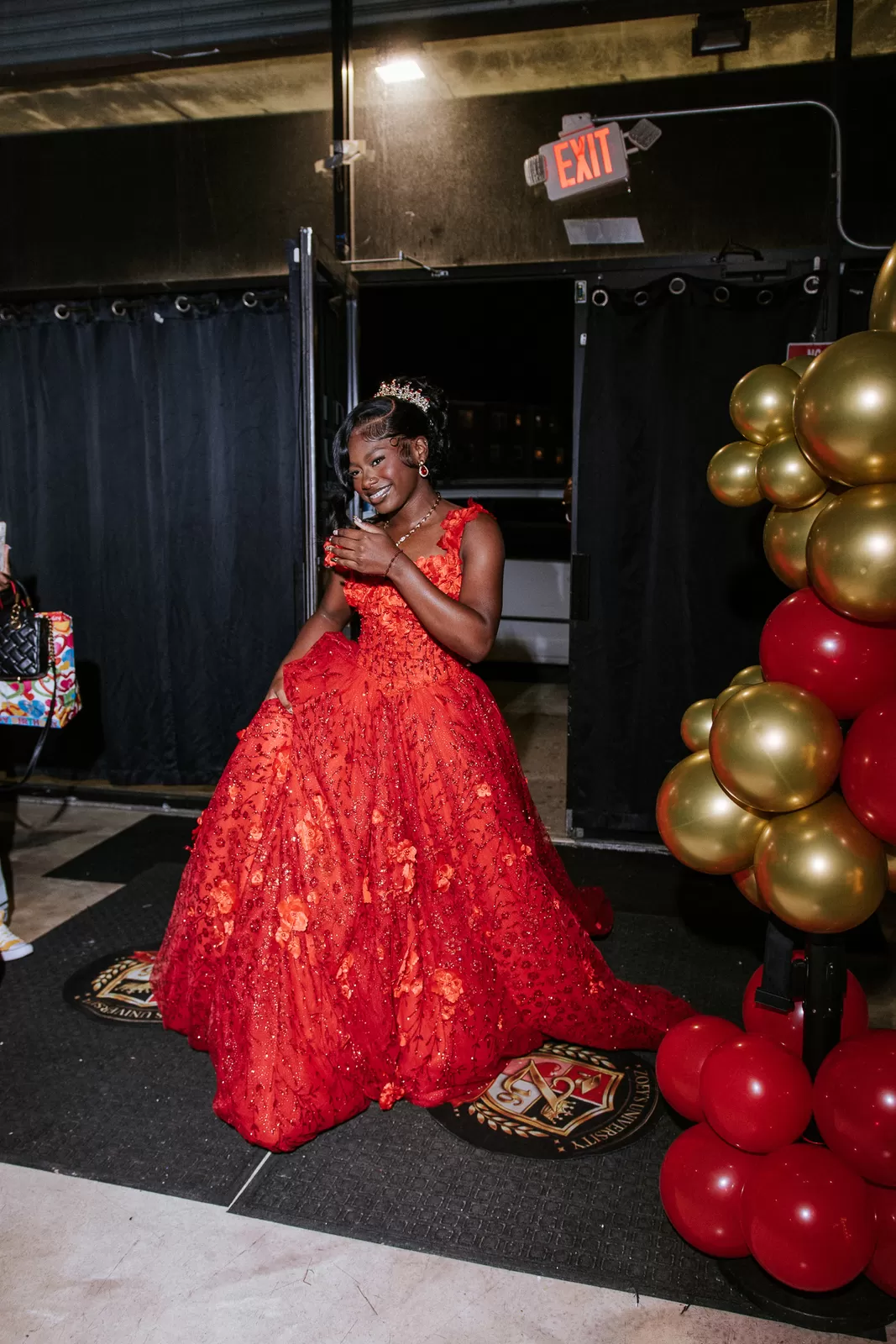 Sweet sixteen portrait and celebration moment